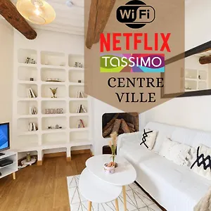 Chaleureux T2 En Plein Cœur D'aix En Provence Wifi-netflix-climatisation Appartement